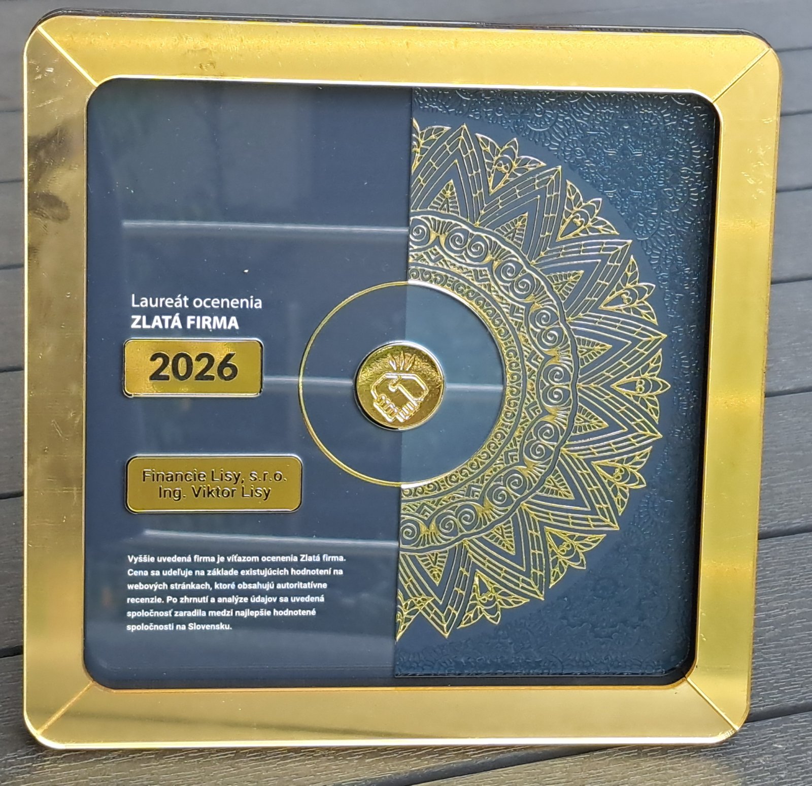Zlatá firma 2026